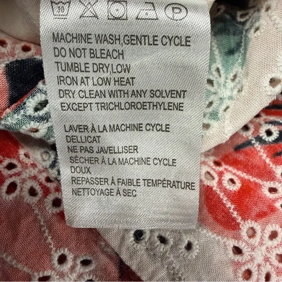 Farm Rio x Anthropologie Riviera Eyelet Maxi Dress size 6 - Picture 9 of 9